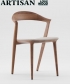 Addo Chair Soft designerskie krzesło tapicerowane z litego drewna Artisan | Design Spichlerz