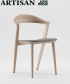 Addo Chair Soft designerskie krzesło tapicerowane z litego drewna Artisan | Design Spichlerz