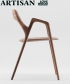 Ging Chair designerskie krzesło z litego drewna Artisan