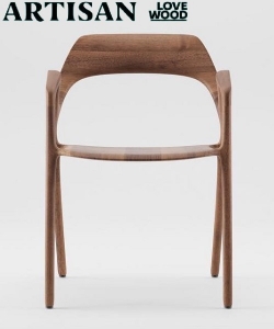 Ging Chair designerskie krzesło z litego drewna Artisan | Design Spichlerz