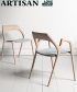 Ging Chair Soft designerskie krzesło tapicerowane z litego drewna Artisan | Design Spichlerz