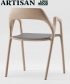 Ging Chair Soft designerskie krzesło tapicerowane z litego drewna Artisan | Design Spichlerz