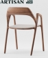 Ging Chair Soft designerskie krzesło tapicerowane z litego drewna Artisan | Design Spichlerz