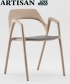 Ging Chair Soft designerskie krzesło tapicerowane z litego drewna Artisan | Design Spichlerz