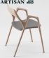 Ging Chair Soft designerskie krzesło tapicerowane z litego drewna Artisan | Design Spichlerz