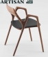 Ging Chair Soft designerskie krzesło tapicerowane z litego drewna Artisan | Design Spichlerz