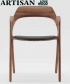 Ging Chair Soft designerskie krzesło tapicerowane z litego drewna Artisan | Design Spichlerz