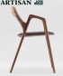 Ging Chair Soft designerskie krzesło tapicerowane z litego drewna Artisan | Design Spichlerz