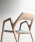 Ging Chair Soft designerskie krzesło tapicerowane z litego drewna Artisan | Design Spichlerz