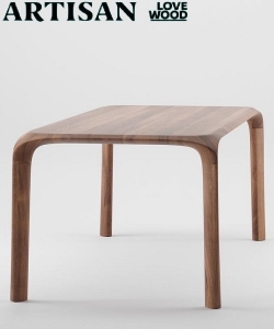 Ging Table modernistyczny stół drewniany Artisan | Design Spichlerz