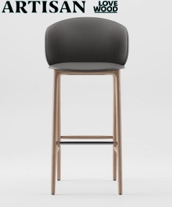 Mela Hoker designerskie krzesło barowe Artisan | Design Spichlerz
