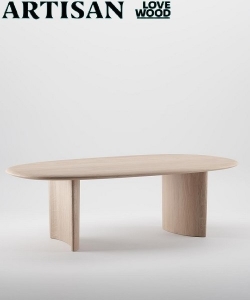 Monument Oval Table nowoczesny stół drewniany Artisan | Design Spichlerz