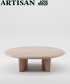 Monument Round Coffee Table drewniany stolik kawowy Artisan | Design Spichlerz