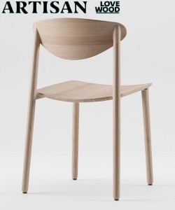 Naru Light minimalistyczne designerskie krzesło Artisan | Design Spichlerz