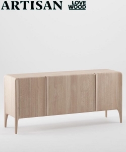 Rio Sideboard elegancka komoda z litego drewna Artisan | Design Spichlerz