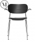 Co Chair Arms minimalistyczne krzesło z podłokietnikami Menu | Design Spichlerz