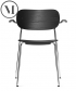 Co Chair Arms minimalistyczne krzesło z podłokietnikami Menu | Design Spichlerz