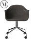 Harbour Dining Chair Office stylowe krzesło na kółkach Menu