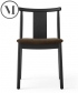 Merkur Dining Chair tapicerowane krzesło dębowe Menu