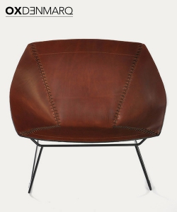 Stitch fotel skórzany | OX Denmarq | Design Spichlerz
