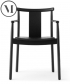 Merkur Dining Chair Armrest dębowe krzesło z podłokietnikami Menu