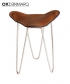 Trifolium Stool stołek skórzany 