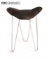 Trifolium Stool stołek skórzany 