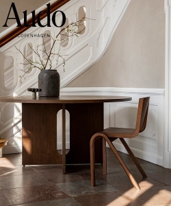 Androgyne stół okrągły drewniany Menu | Design Spichlerz