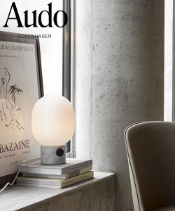 JWDA Table Lamp, Marble skandynawska lampa stołowa w stylu industrialnym | Menu