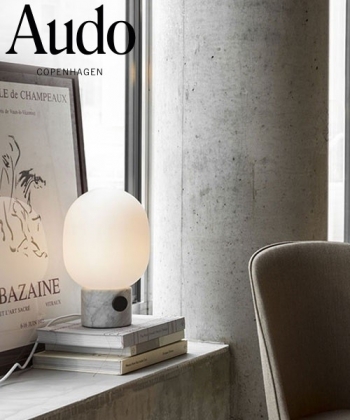 JWDA Table Lamp, Marble skandynawska lampa stołowa w stylu industrialnym Audo Copenhagen