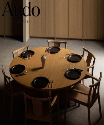 Merkur Dining Chair Armrest dębowe krzesło z podłokietnikami Audo Copenhagen