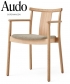 Merkur Dining Chair Armrest tapicerowane krzesło z podłokietnikami Audo Copenhagen