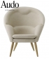 Oda Lounge Chair fotel Ikona Menu od Audo Copenhagen