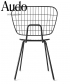 WM String Chair zielone skandynawskie krzesło metalowe Audo Copenhagen