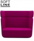 Basket designerska sofa wysoka Softline 