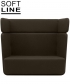 Basket designerska sofa wysoka Softline 