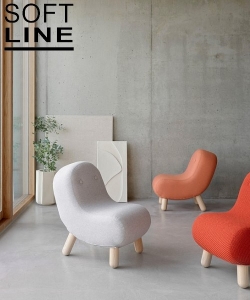 Bob designerski fotel Softline | Design Spichlerz