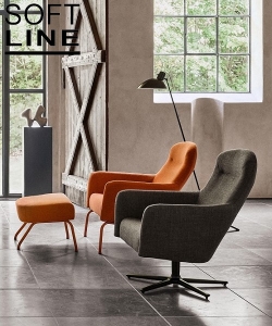 Havana Low Swivel kultowy fotel obrotowy Softline