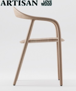 Neva Chair drewniane krzesło Artisan