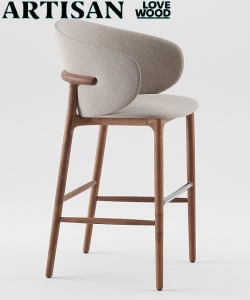 Mela Hoker designerskie krzesło barowe Artisan | Design Spichlerz