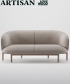 Mela Lounge designerska dwuosobowa sofa | Artisan