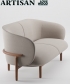 Mela Lounge designerska dwuosobowa sofa | Artisan