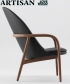 Neva Lounge high designerski fotel | Artisan
