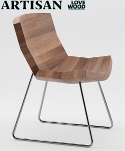 Chunk Chair krzesło drewniane Artisan