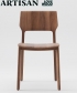 Fin designerskie krzesło drewniane | Artisan