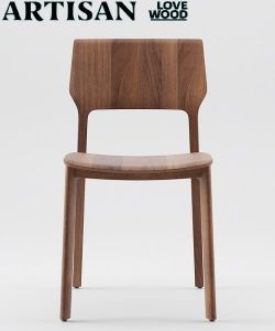 Fin Chair drewniane krzesło Artisan 
