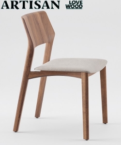 Fin Chair Soft tapicerowane krzesło Artisan 