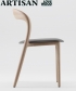 Neva Light Soft designerskie krzesło z tapicerowanym siedziskiem | Artisan