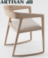 Tesa Chair Swinging Soft tapicerowane krzesło bujane Artisan 