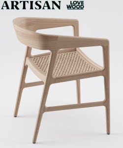 Tesa Chair drewniane krzesło Artisan